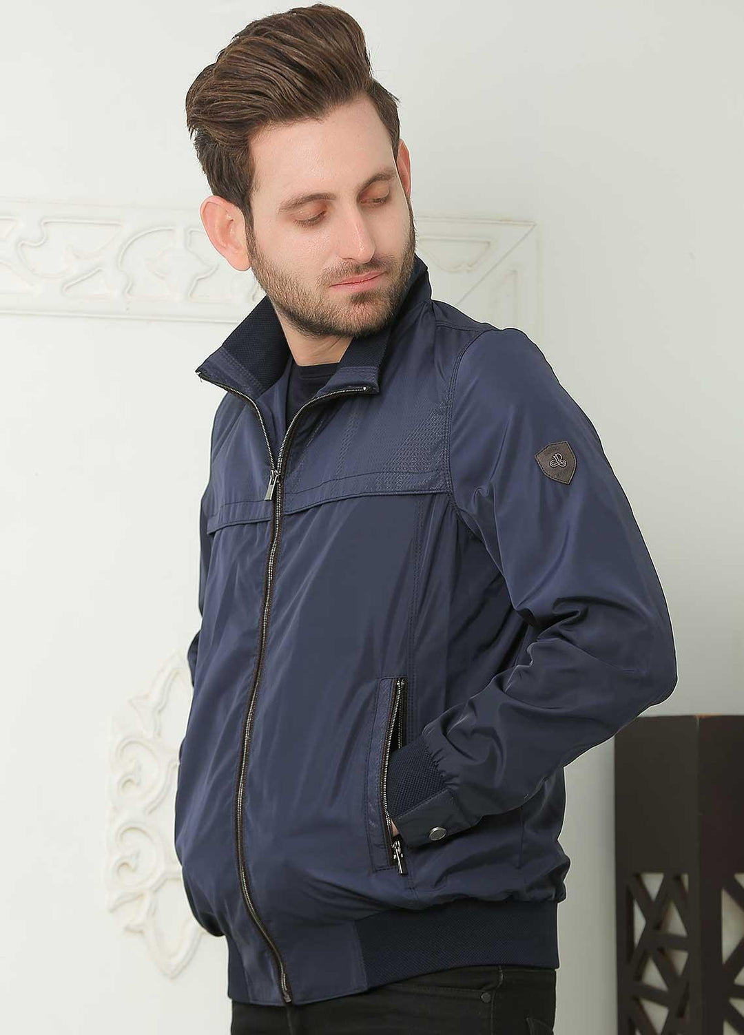 Sanaulla Exclusive Range  Casual Jackets for Men -  SU21MJ D-4495 Blue