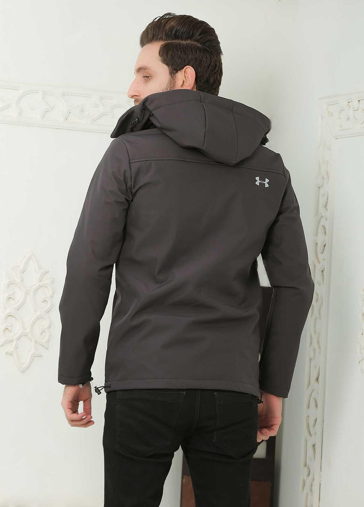 Sanaulla Exclusive Range  Casual Men Jackets -  SU21MJ 601 Dark Grey
