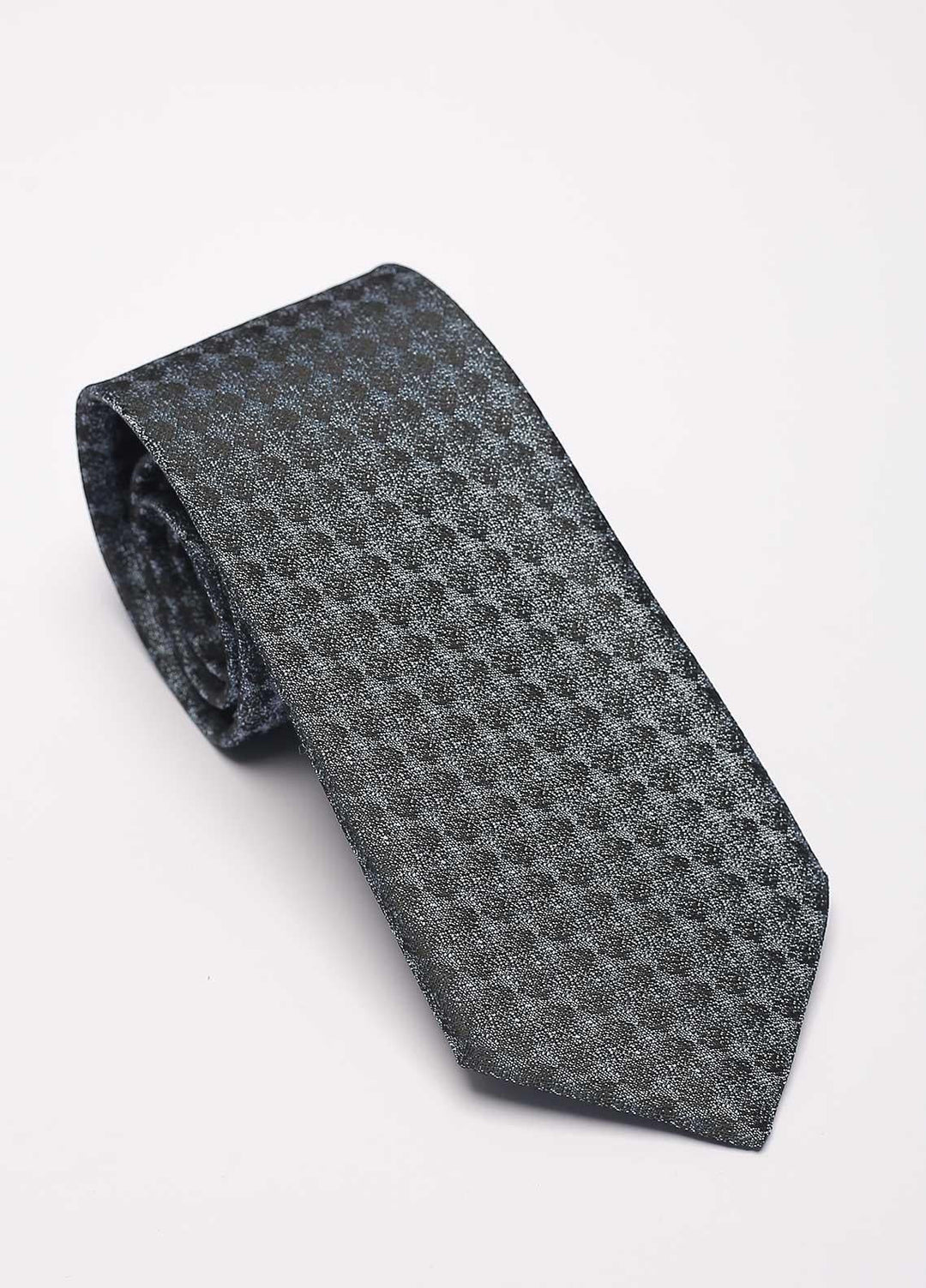 Sanaulla Exclusive Range Narrow Silk Neck Tie  SU21MT Navy Blue-D-8 -