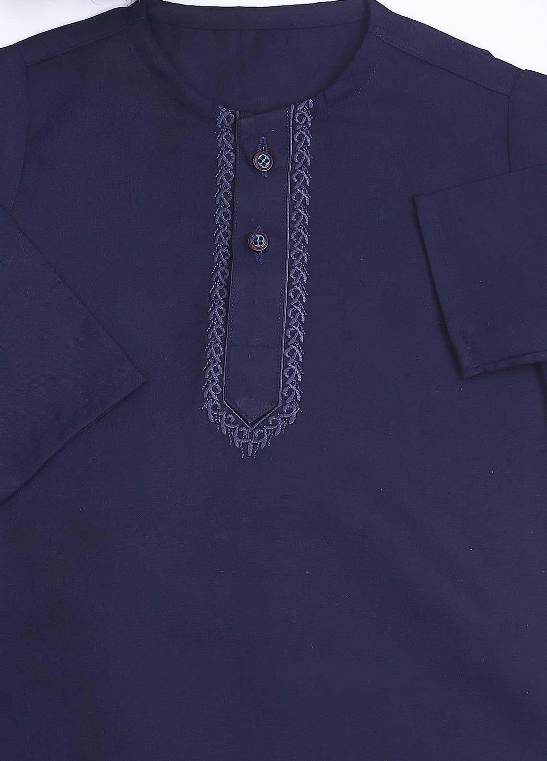 Sanaulla Exclusive Range Cotton Formal Kids Kurta Shalwar -  C-758 D-Blue