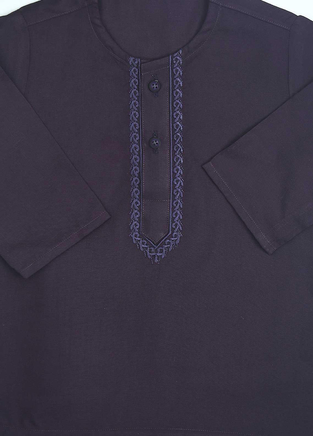 Sanaulla Exclusive Range Cotton Formal Kurta Shalwar for Kids -  C-758 Purple