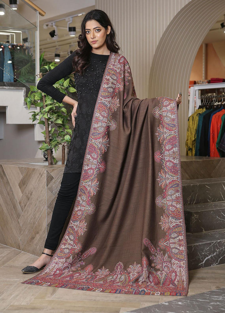 Sanaulla Exclusive Range  Pashmina  Mama D-03 Multi 01 - Women Shawls