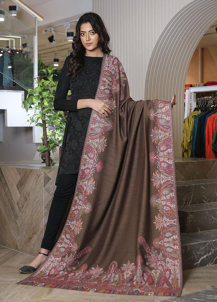 Sanaulla Exclusive Range  Pashmina  Mama D-03 Multi 01 - Women Shawls