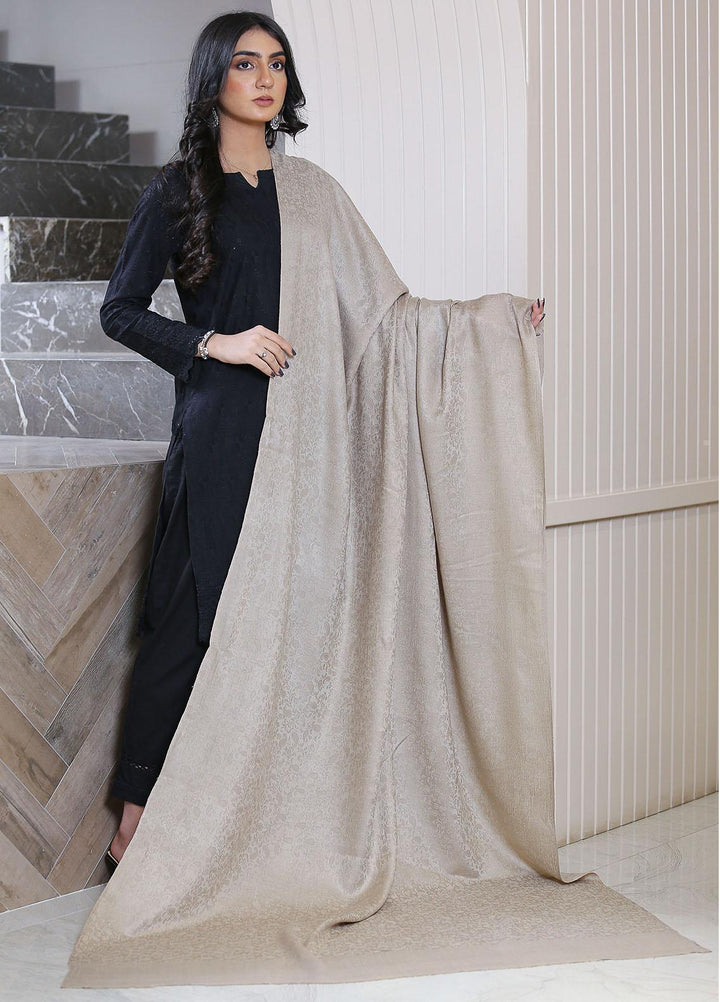 Sanaulla Exclusive Range  Pashmina  KPS 781 D-27 L Fawn 8 - Women Shawls