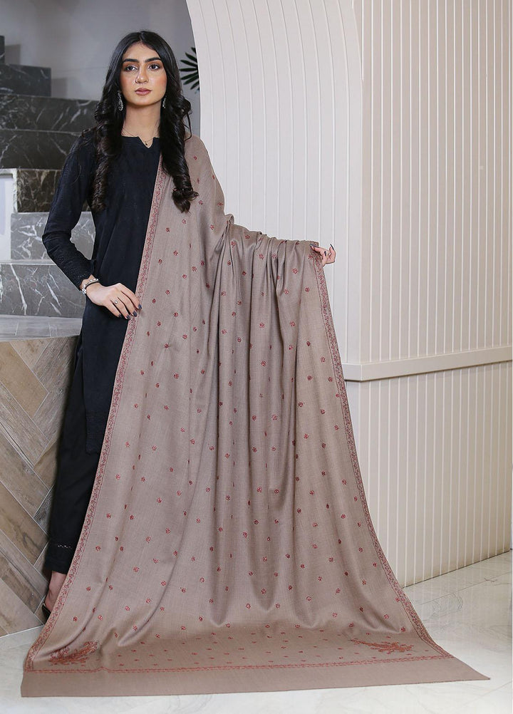 Sanaulla Exclusive Range  Pashmina  KPS 781 D-34 Brown - Women Shawls