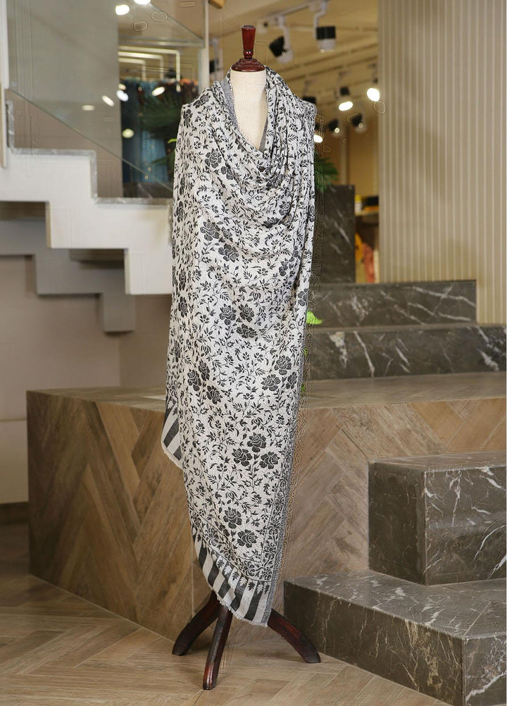 Sanaulla Exclusive Range  Pashmina  KPS 781 D-30 Grey - Women Shawls