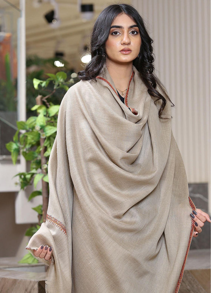 Sanaulla Exclusive Range  Pashmina  Mama D-48 L Green - Women Shawls