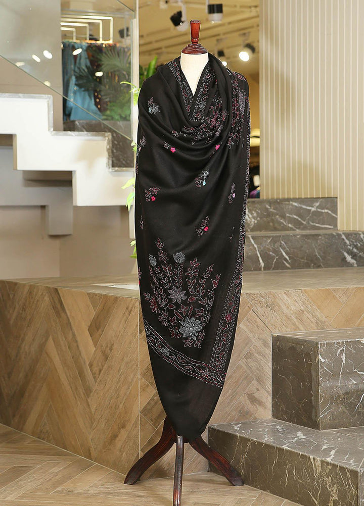 Sanaulla Exclusive Range  Pashmina  KPS 781 D-29 Black - Women Shawls