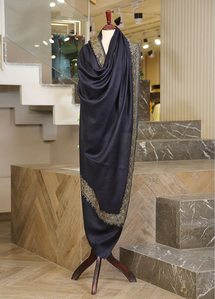 Sanaulla Exclusive Range  Pashmina  KPS 781 D-51 N Blue 1 - Women Shawls