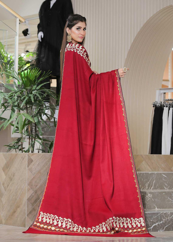 Sanaulla Exclusive Range Pashmina Shawl SU21PP MIR-23 Maroon 1 Pure Pashmina Shawls