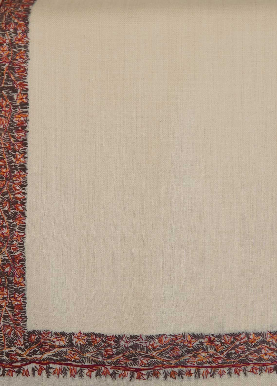 Sanaulla Exclusive Range  Pashmina  Shawls MAMA-18 Fawn-1 - Pashmina Shawls