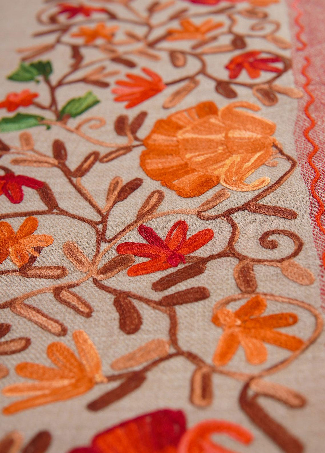 Sanaulla Exclusive Range  Pashmina  Shawls SU22PS-1 M-Shawls MIR-18 Brown 4 - Pashmina Shawls
