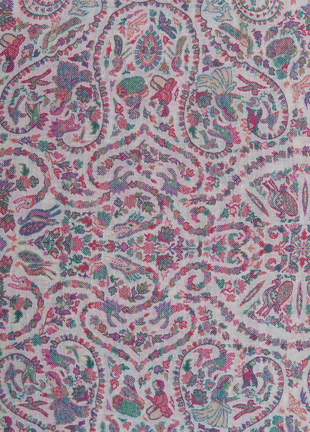 Sanaulla Exclusive Range  Pashmina  Shawls MAMA-08 Multi-5      - Pashmina Shawls