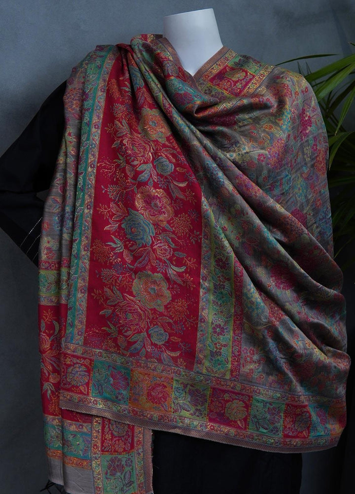 Sanaulla Exclusive Range  Pashmina  Shawls MAMA-11 Multi-12 - Pashmina Shawls