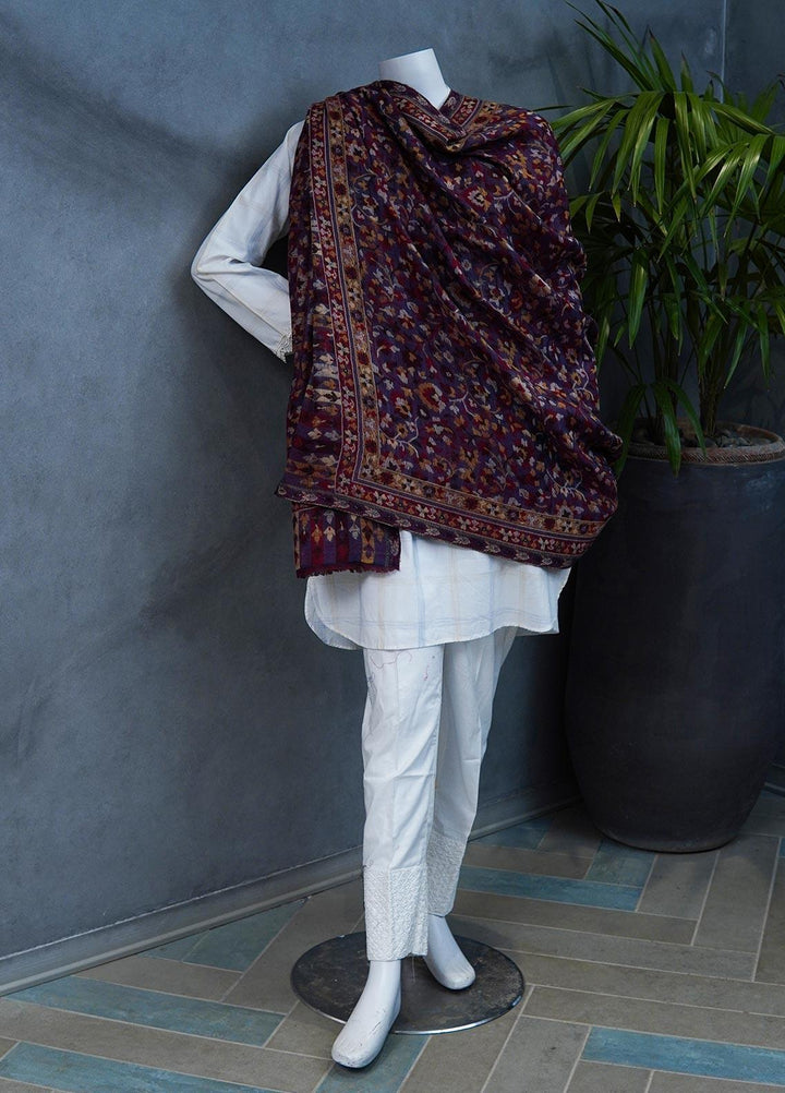 Sanaulla Exclusive Range  Pashmina  Shawls MAMA-10 Multi-1 - Pashmina Shawls