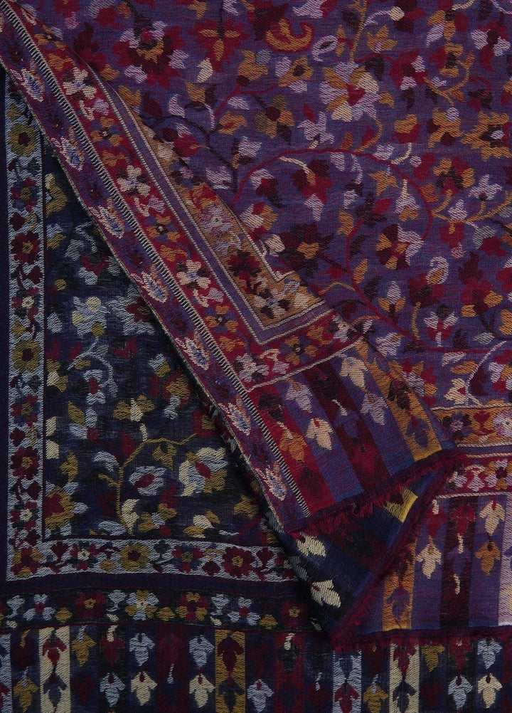 Sanaulla Exclusive Range  Pashmina  Shawls MAMA-10 Multi-1 - Pashmina Shawls
