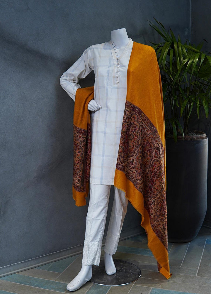 Sanaulla Exclusive Range  Pashmina  Shawls MAMA-34 Multi-3 - Pashmina Shawls