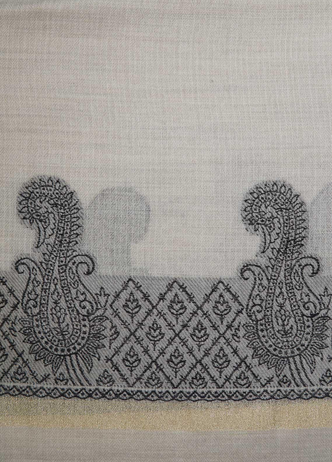 Sanaulla Exclusive Range  Pashmina  Shawls MAMA-44 Fawn - Pashmina Shawls