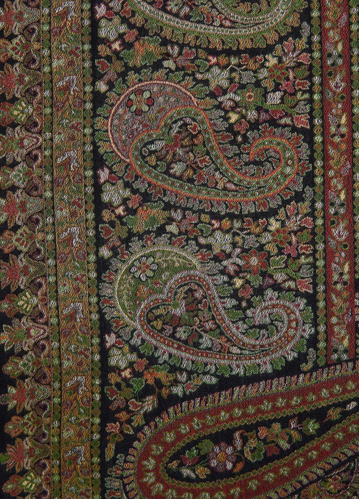 Sanaulla Exclusive Range  Pashmina  Shawls MAMA-32 Multi-5 - Pashmina Shawls