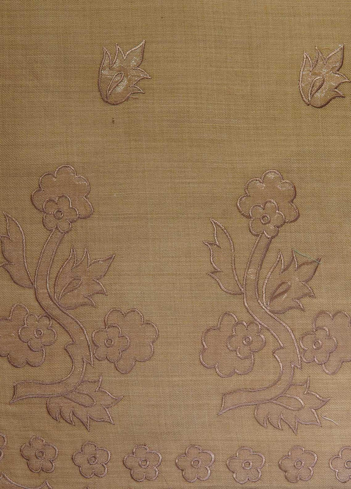 Sanaulla Exclusive Range  Pashmina  Shawls MAMA-49 Fawn-2 - Pashmina Shawls