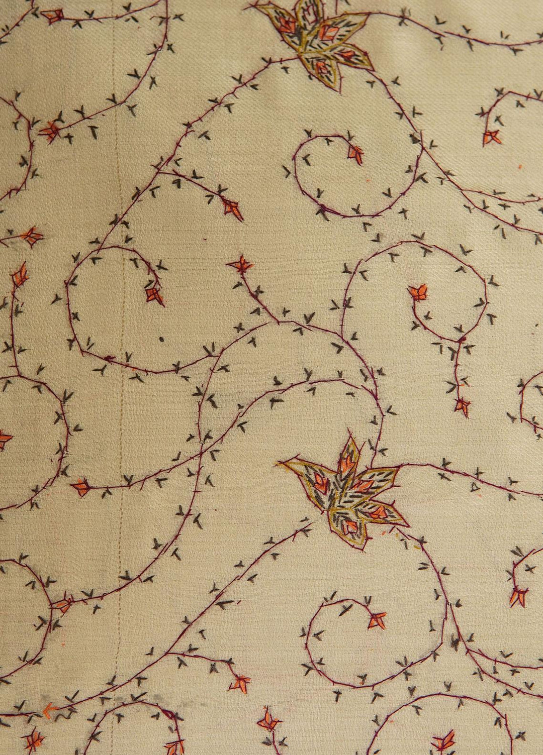 Sanaulla Exclusive Range  Pashmina  Shawls MAMA-17 Fawn-1 - Pashmina Shawls