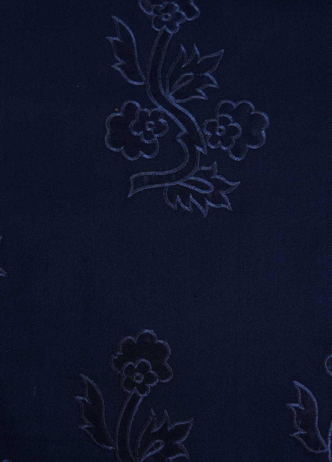 Sanaulla Exclusive Range  Pashmina  Shawls MAMA-49 Blue - Pashmina Shawls