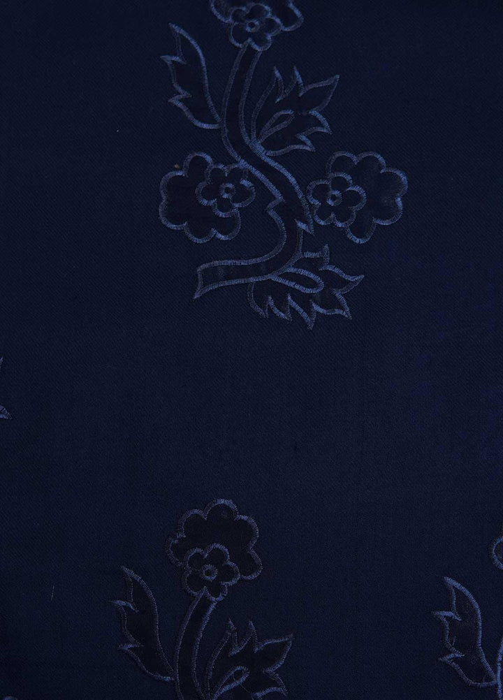 Sanaulla Exclusive Range  Pashmina  Shawls MAMA-49 Blue - Pashmina Shawls