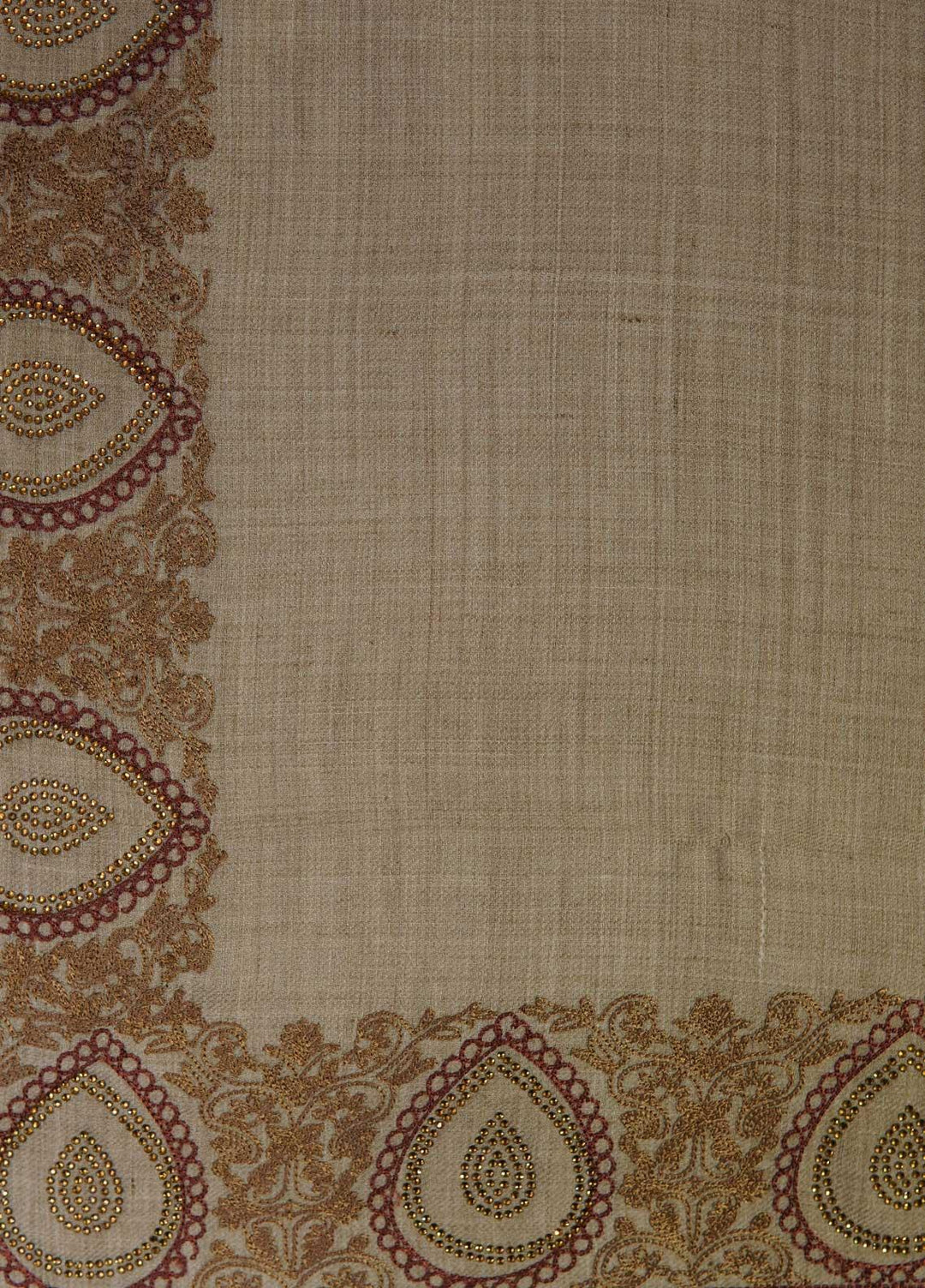 Sanaulla Exclusive Range  Pashmina  Shawls MAMA-51 Grey - Pashmina Shawls