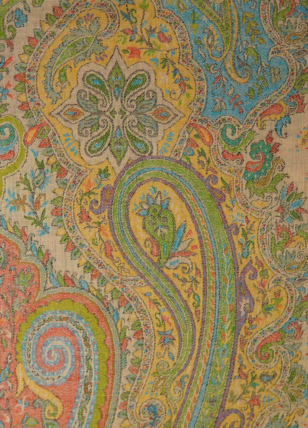 Sanaulla Exclusive Range  Pashmina  Shawls MAMA-42 Multi-3 - Pashmina Shawls