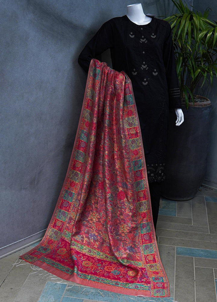 Sanaulla Exclusive Range  Pashmina  Shawls MAMA-11 Multi-6 - Pashmina Shawls