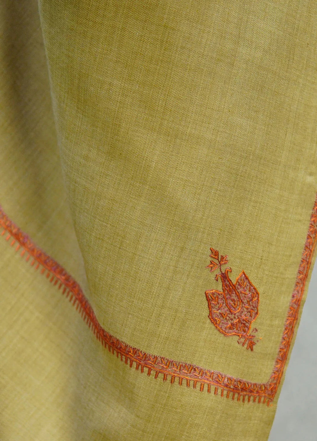 Sanaulla Exclusive Range Pashmina Shawl D-18 Dark Brown 10 - Winter Collection