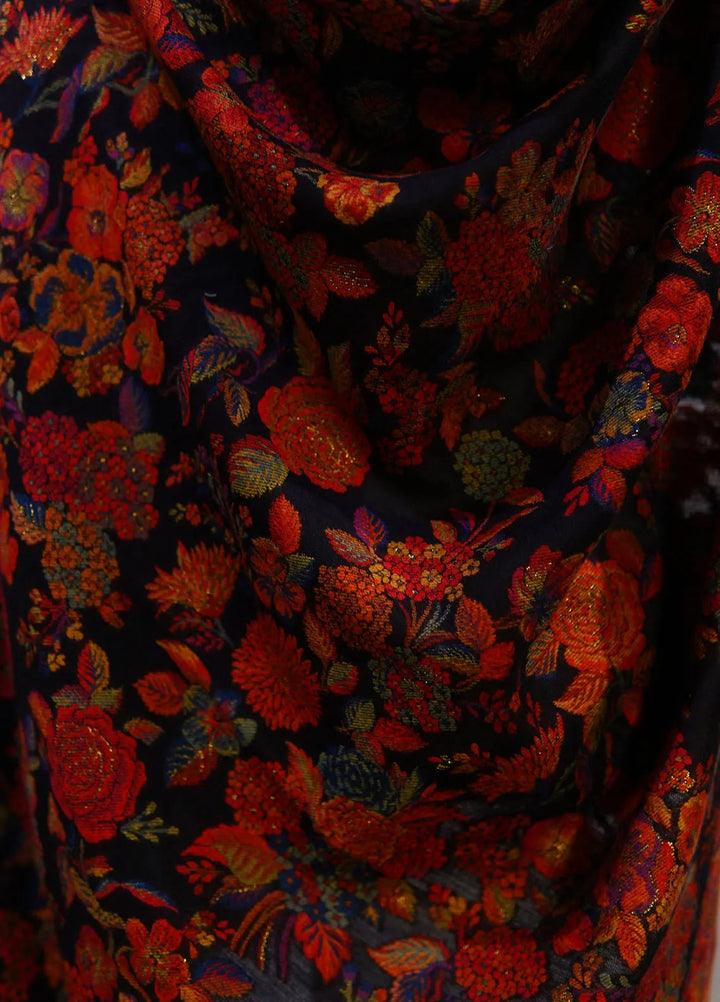 Sanaulla Exclusive Range Pashmina Shawl D-4 Multi 1 - Winter Collection