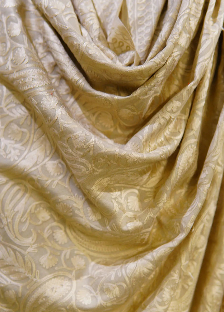 Sanaulla Exclusive Range Pashmina Shawl D-48 Light Grey 2 - Winter Collection