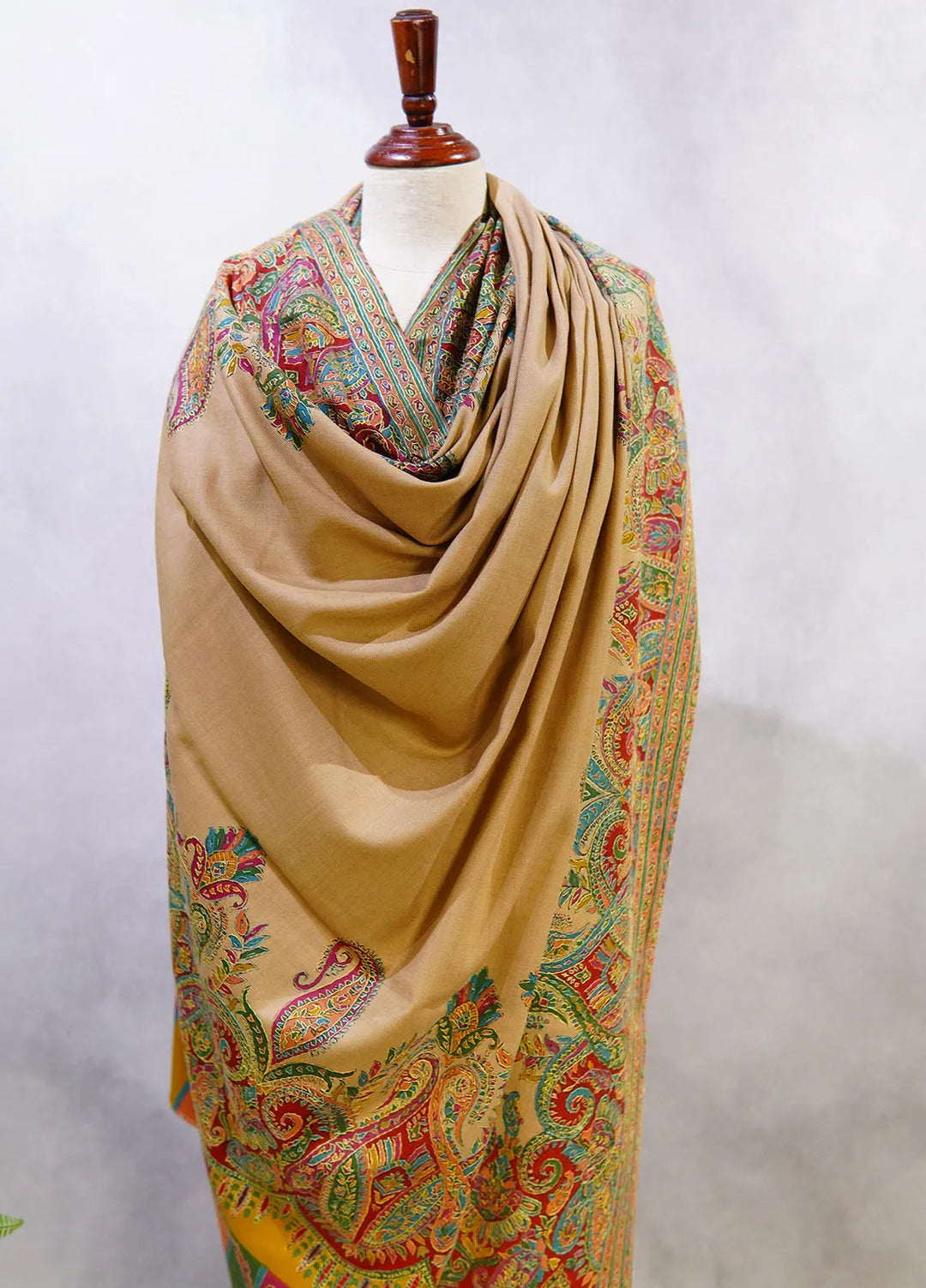 Sanaulla Exclusive Range Pashmina Shawl D-49 Multi - Winter Collection
