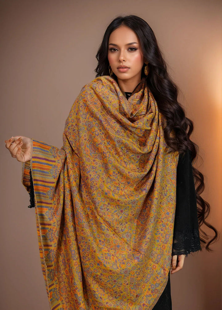 Sanaulla Exclusive Range Pashmina Shawl KPS D-18 Multi 15 - Winter Collection