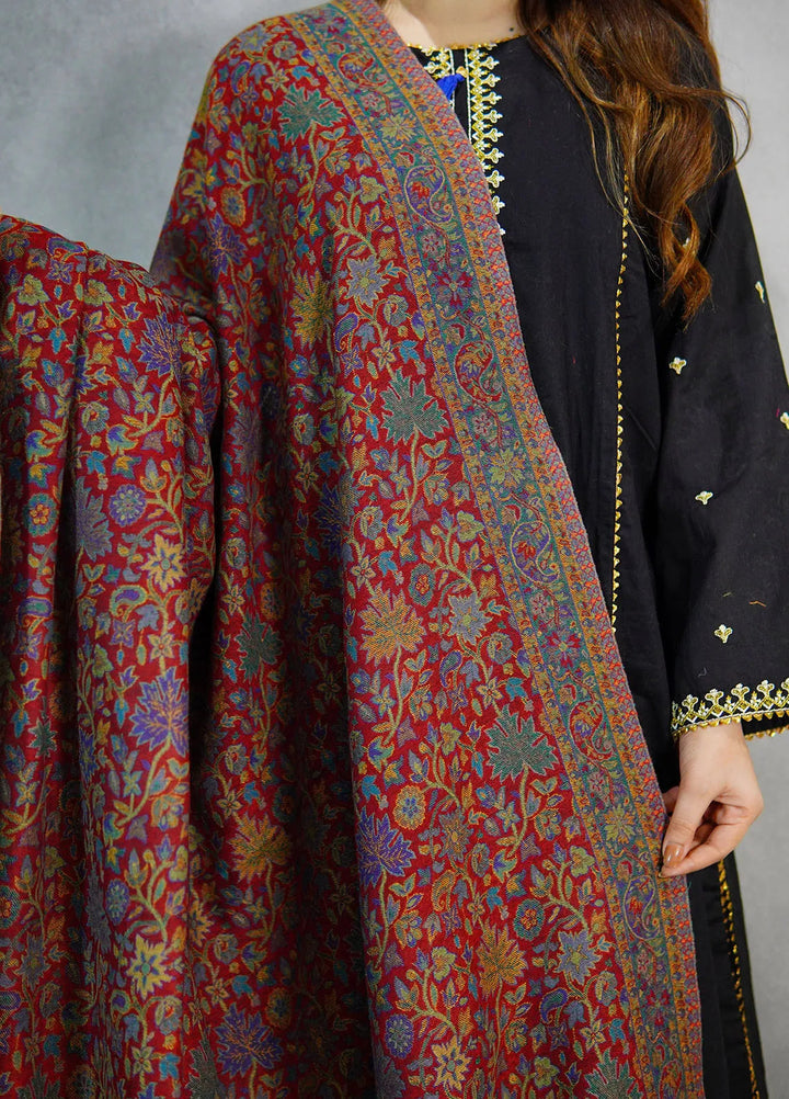 Sanaulla Exclusive Range Pashmina Shawl KPS D-18 Multi - Winter Collection