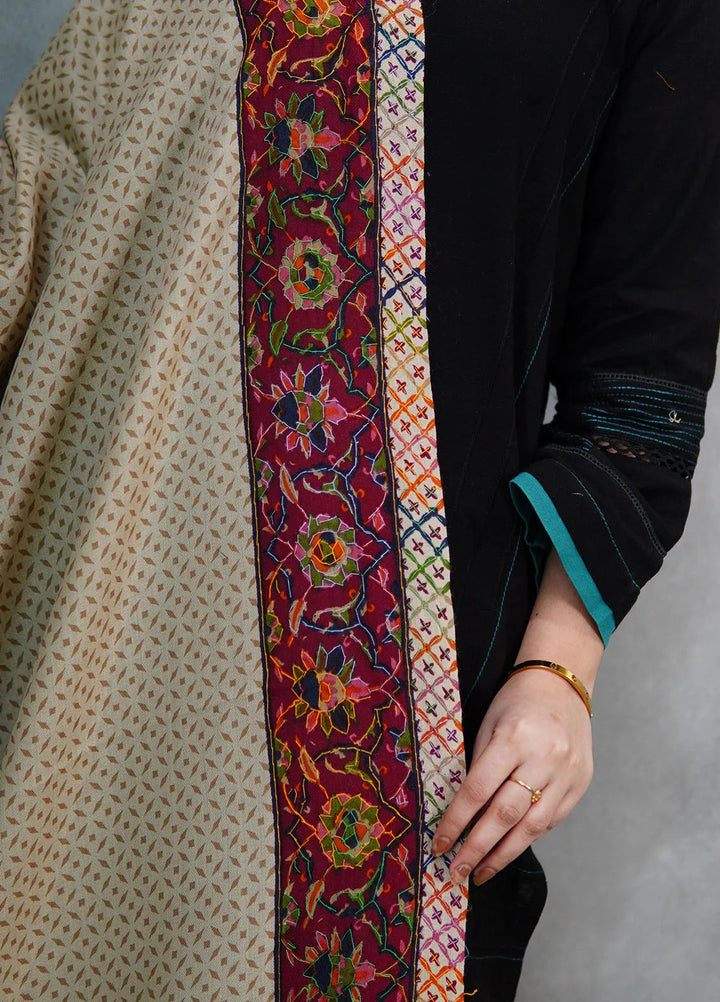 Sanaulla Exclusive Range Pashmina Shawl KPS D-52 Multi 5 - Winter Collection