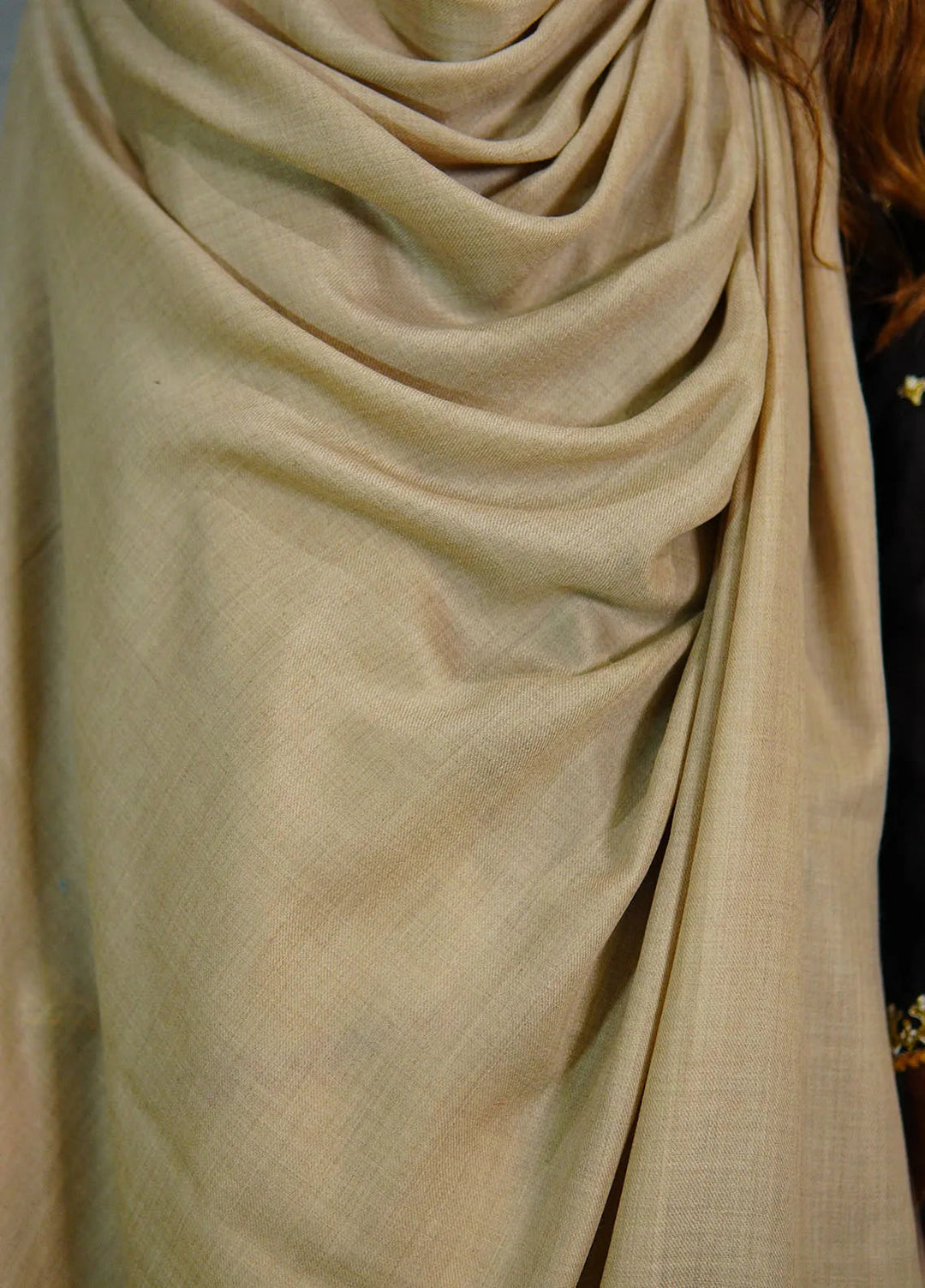 Sanaulla Exclusive Range Pashmina Shawl KPS D-62 Brown - Winter Collection