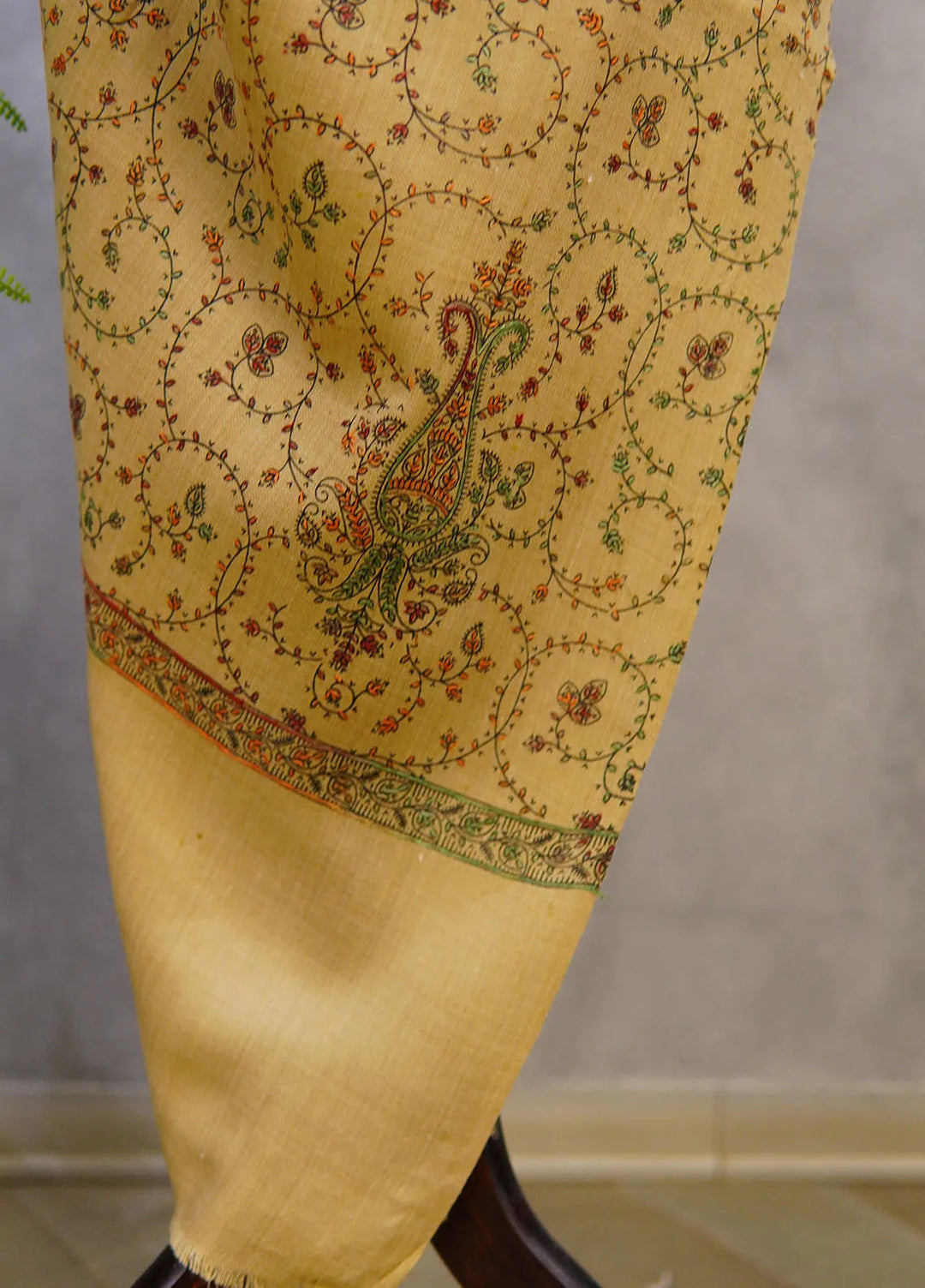 Sanaulla Exclusive Range Pashmina Shawl MAMA D-16 Brown 9 - Winter Collection