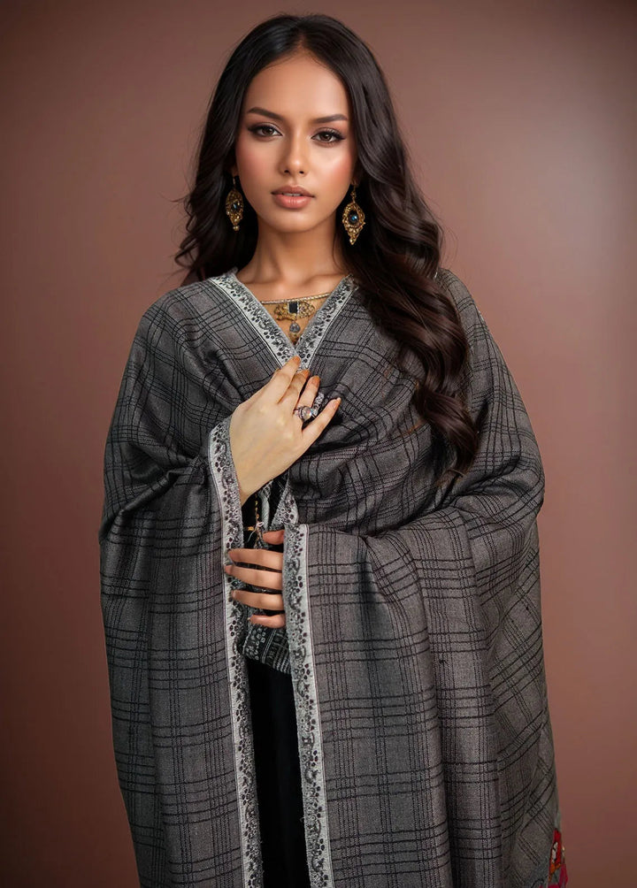 Sanaulla Exclusive Range Pashmina Shawl MAMA D-22 Multi 3 - Winter Collection