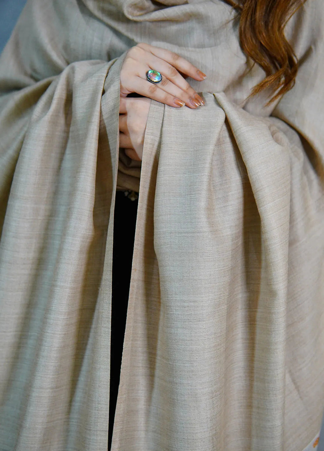 Sanaulla Exclusive Range Pashmina Shawl MAMA D-22 Multi 7 - Winter Collection