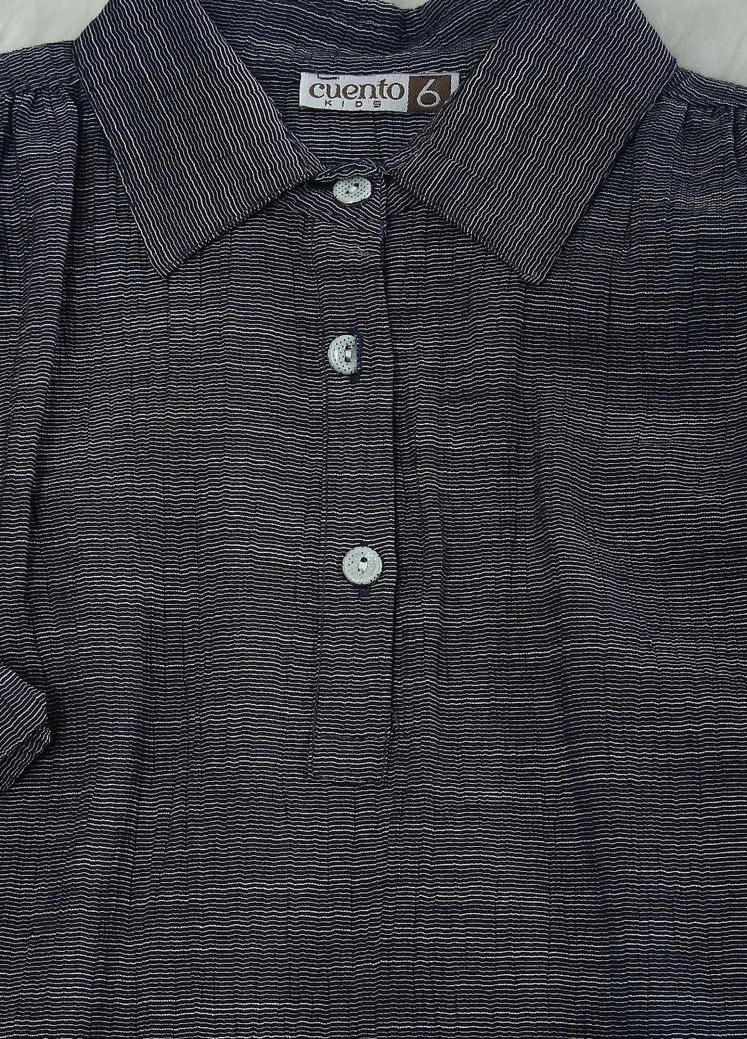 Sanaulla Exclusive Range Crepe Casual Girls Shirts -  405 D-Grey