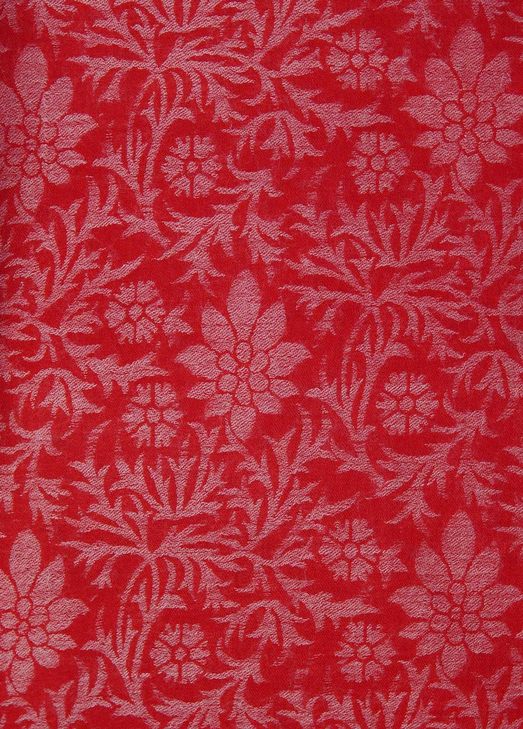 Sanaulla Exclusive Range  Pashmina  Shawls MAMA-35 Red-1 - Pashmina Shawls