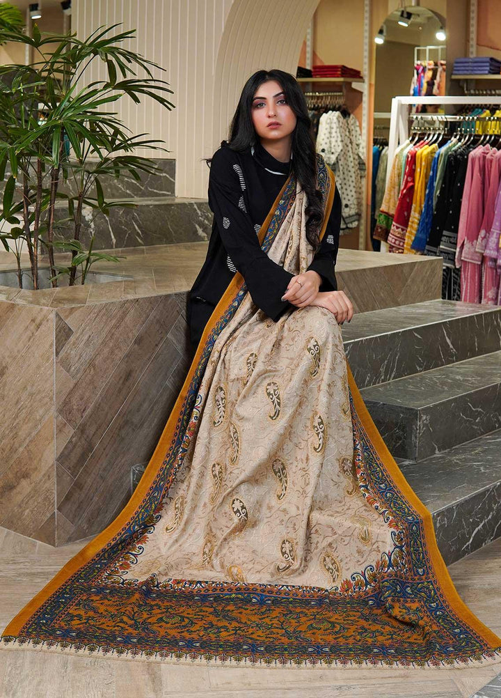 Sanaulla Exclusive Range  Pashmina  Shawls AKP-09 Fawn 05 - Pashmina Shawls