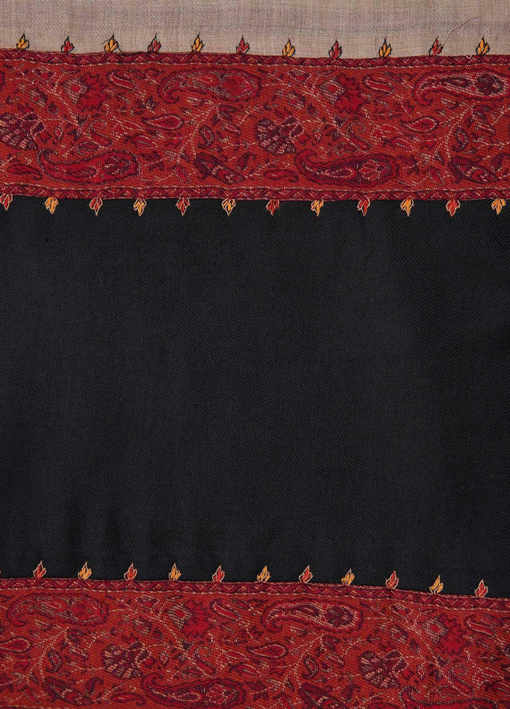 Sanaulla Exclusive Range  Pashmina  Shawls AKP-18 Beige 03 - Pashmina Shawls
