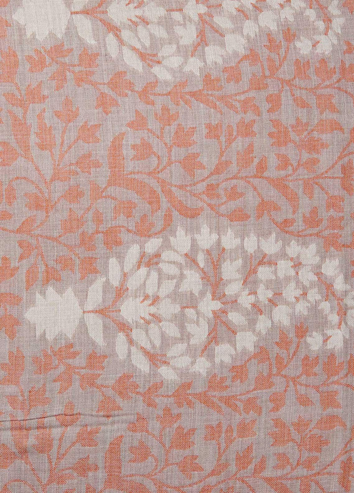 Sanaulla Exclusive Range  Pashmina  Shawls MAMA-12 Beige-2 - Pashmina Shawls