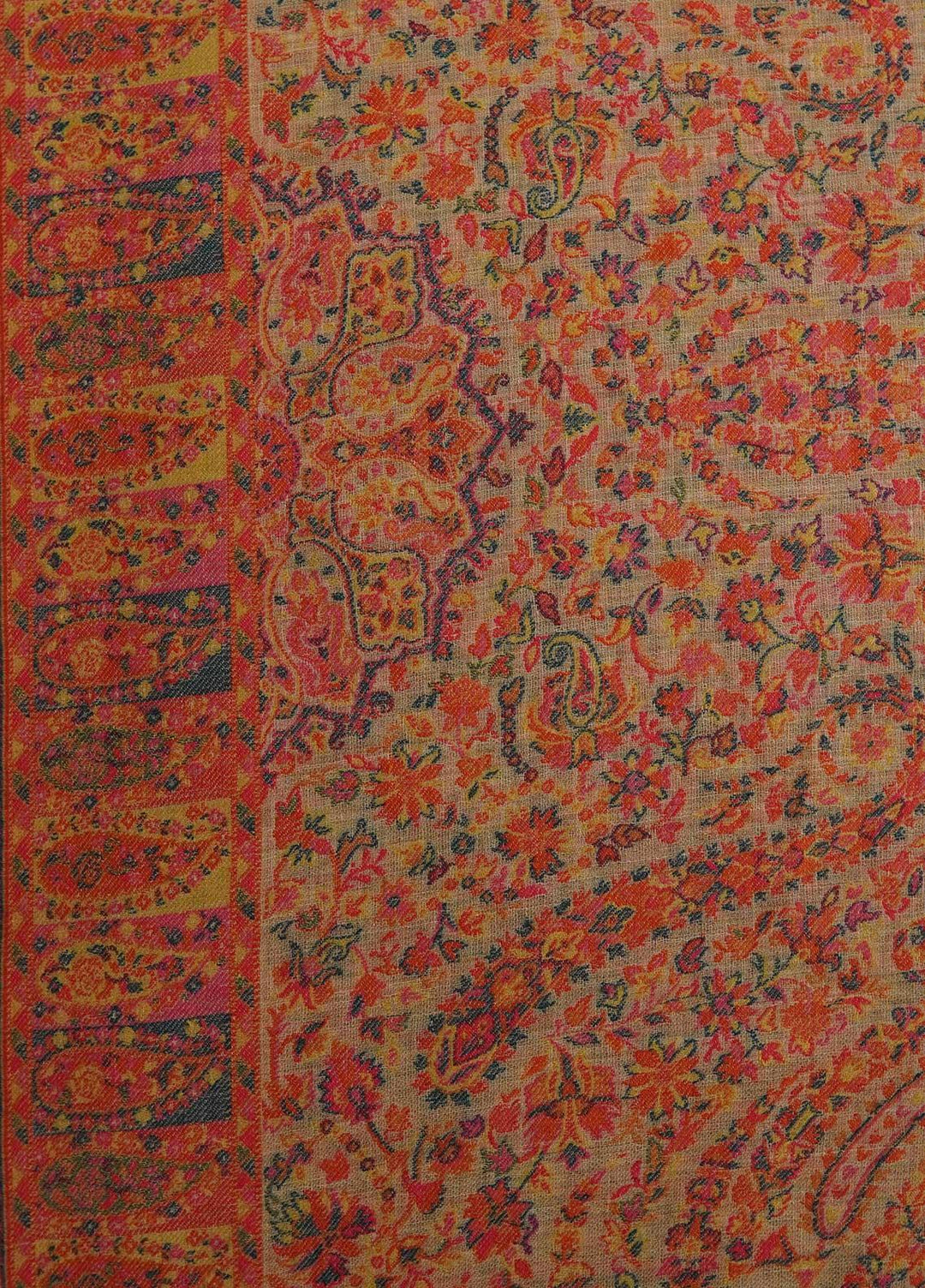 Sanaulla Exclusive Range  Pashmina  Shawls MAMA-08 Multi-2 - Pashmina Shawls