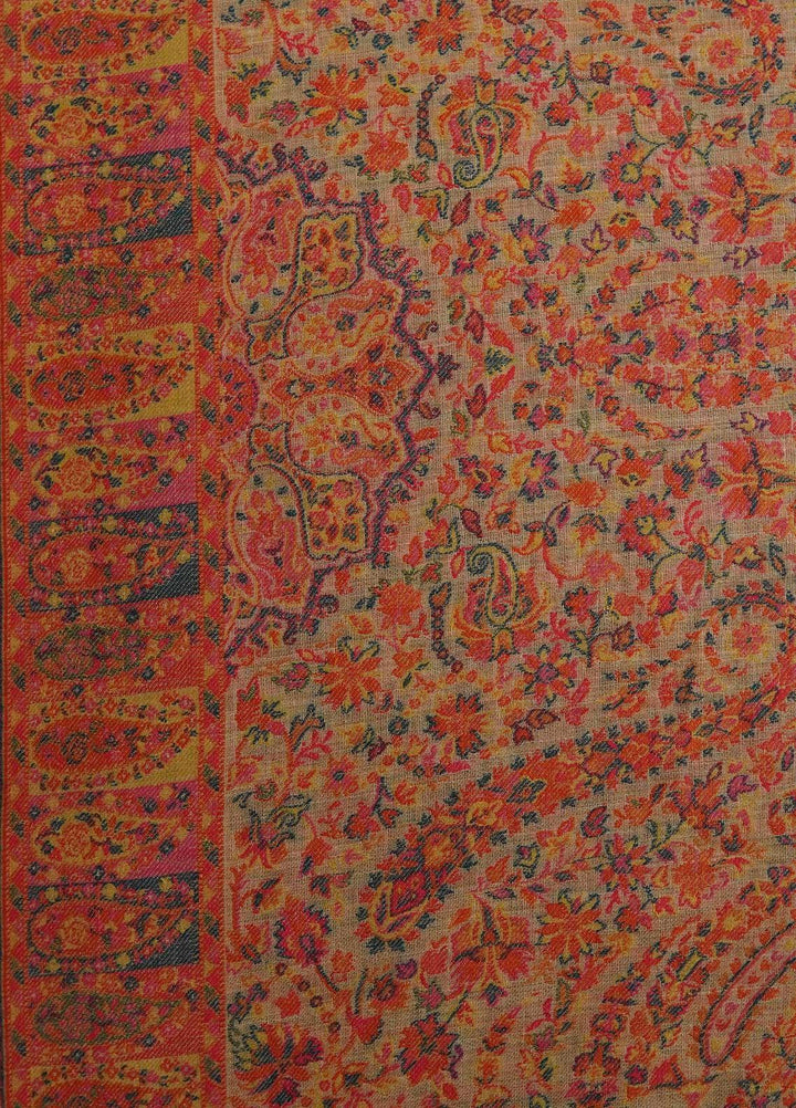 Sanaulla Exclusive Range  Pashmina  Shawls MAMA-08 Multi-2 - Pashmina Shawls