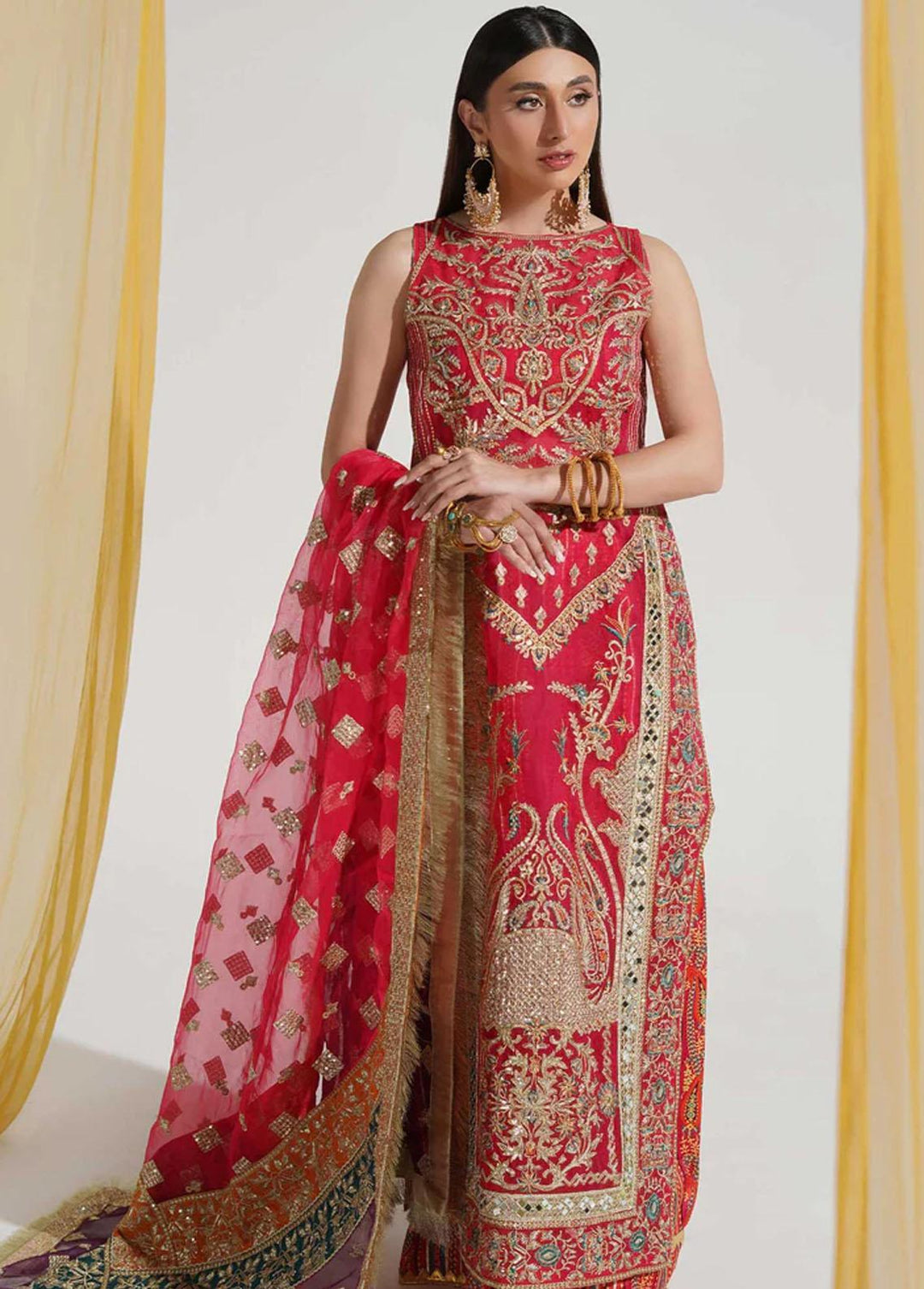Sang-e-Paras By Freesia Embroidered Organza Suits Unstitched 3 Piece ...