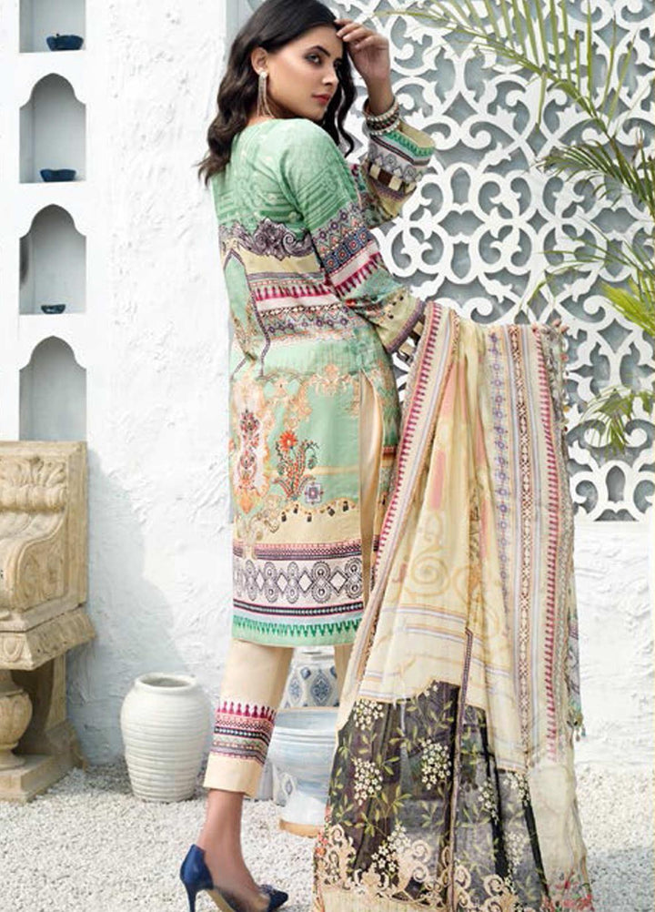 Sanoor by Noor Fatima Embroidered Lawn Suits Unstitched 3 Piece SN21SS D-273 - Summer Collection